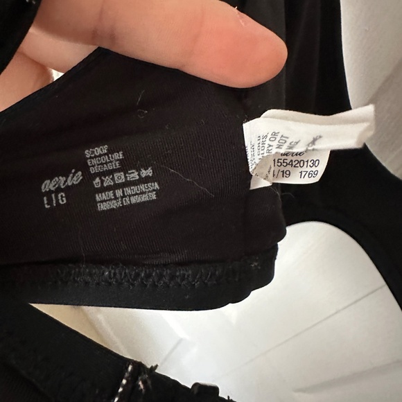 Aerie Scoop Neck Bikini Top Large - Picture 3 of 3